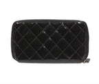Chanel Quilted Patent Leather Zip Around Wallet — view 2
