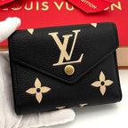 Louis Vuitton Wallet Monogram Bicolor Victorine Black