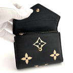 Louis Vuitton Wallet Monogram Bicolor Victorine Black — view 3