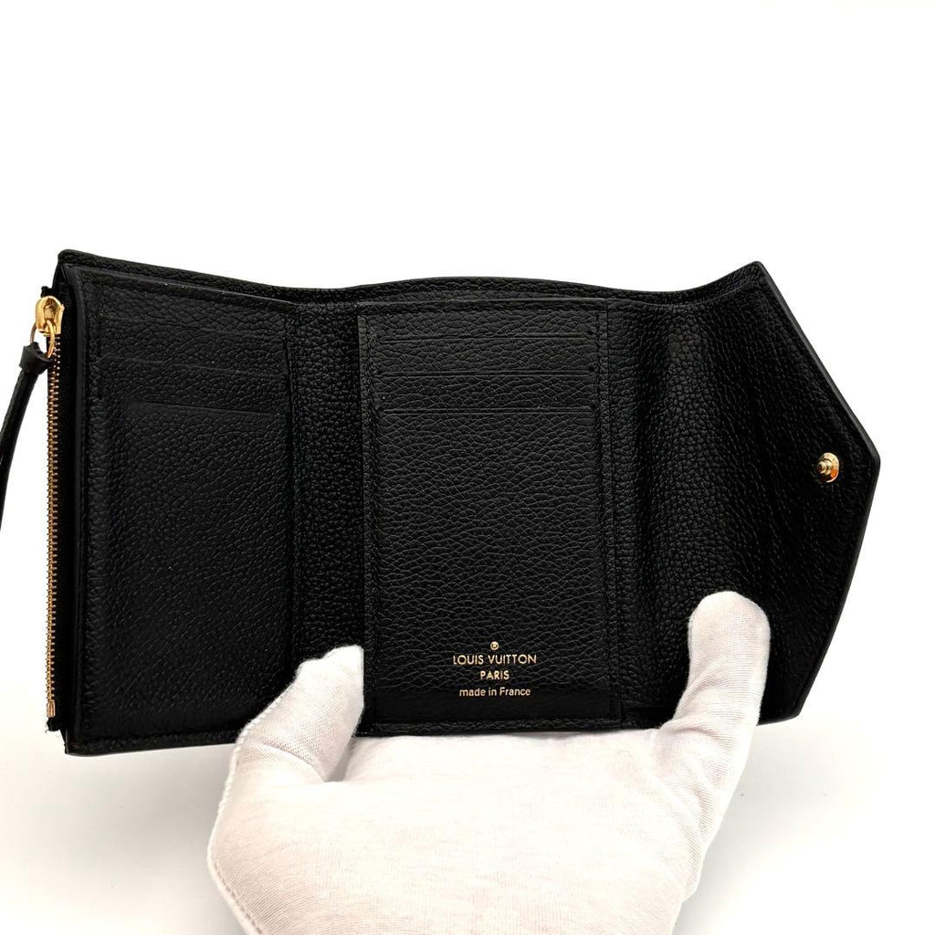 Louis Vuitton Wallet Monogram Bicolor Victorine Black — view 4