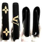 Louis Vuitton Wallet Monogram Bicolor Victorine Black — view 7