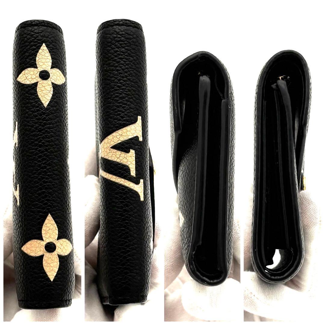Louis Vuitton Wallet Monogram Bicolor Victorine Black — view 7
