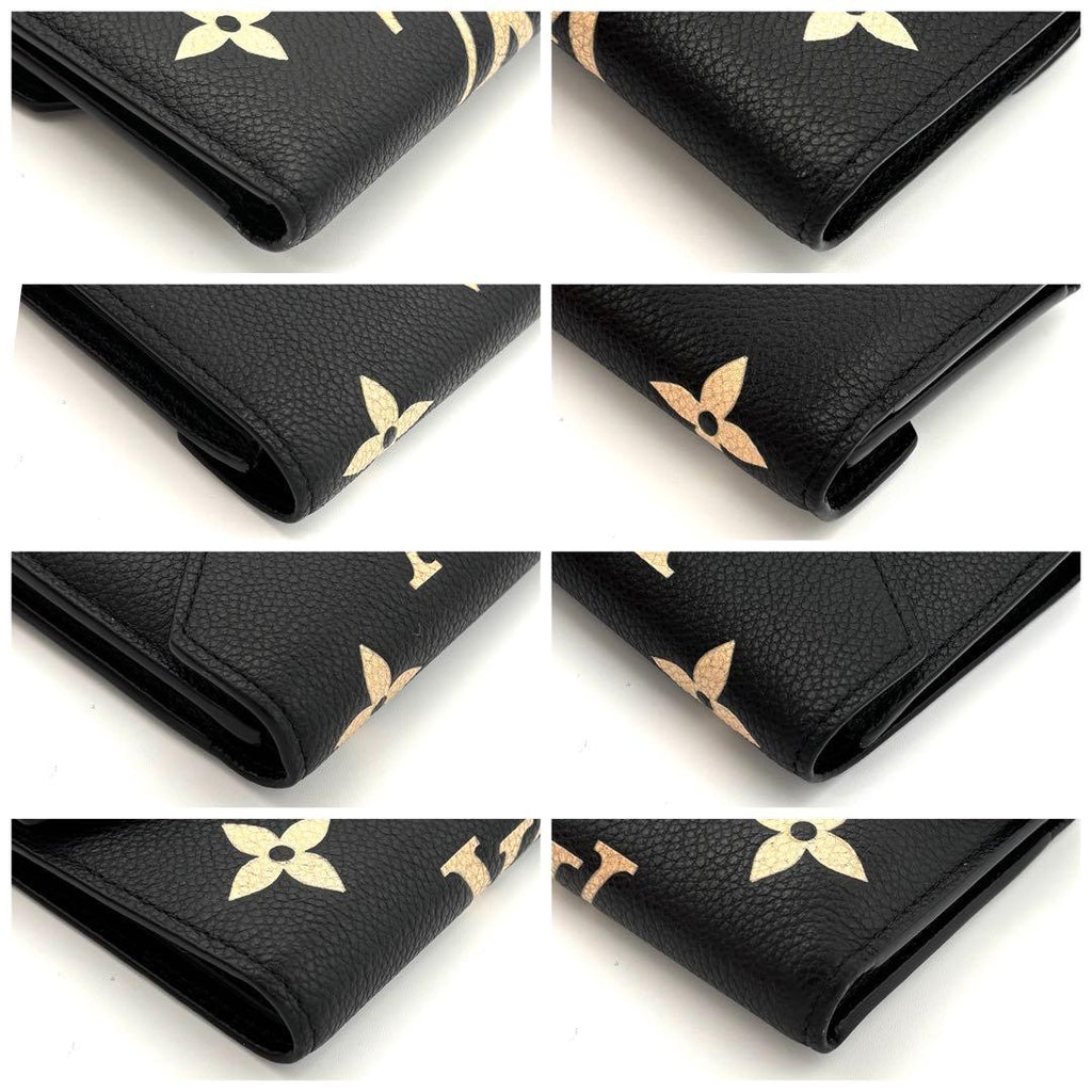 Louis Vuitton Wallet Monogram Bicolor Victorine Black — view 8