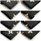 Louis Vuitton Wallet Monogram Bicolor Victorine Black — view 8