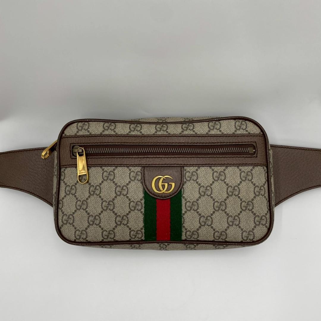 Gucci GG Supreme Leather Bag Beige