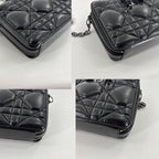 Dior Caro Black Shoulder Bag — view 7