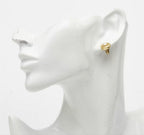 Dior Round Earrings Gold Faux Pearl — view 2