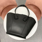 Bottega Veneta Basket Large Leather Logo Tote Black — view 5
