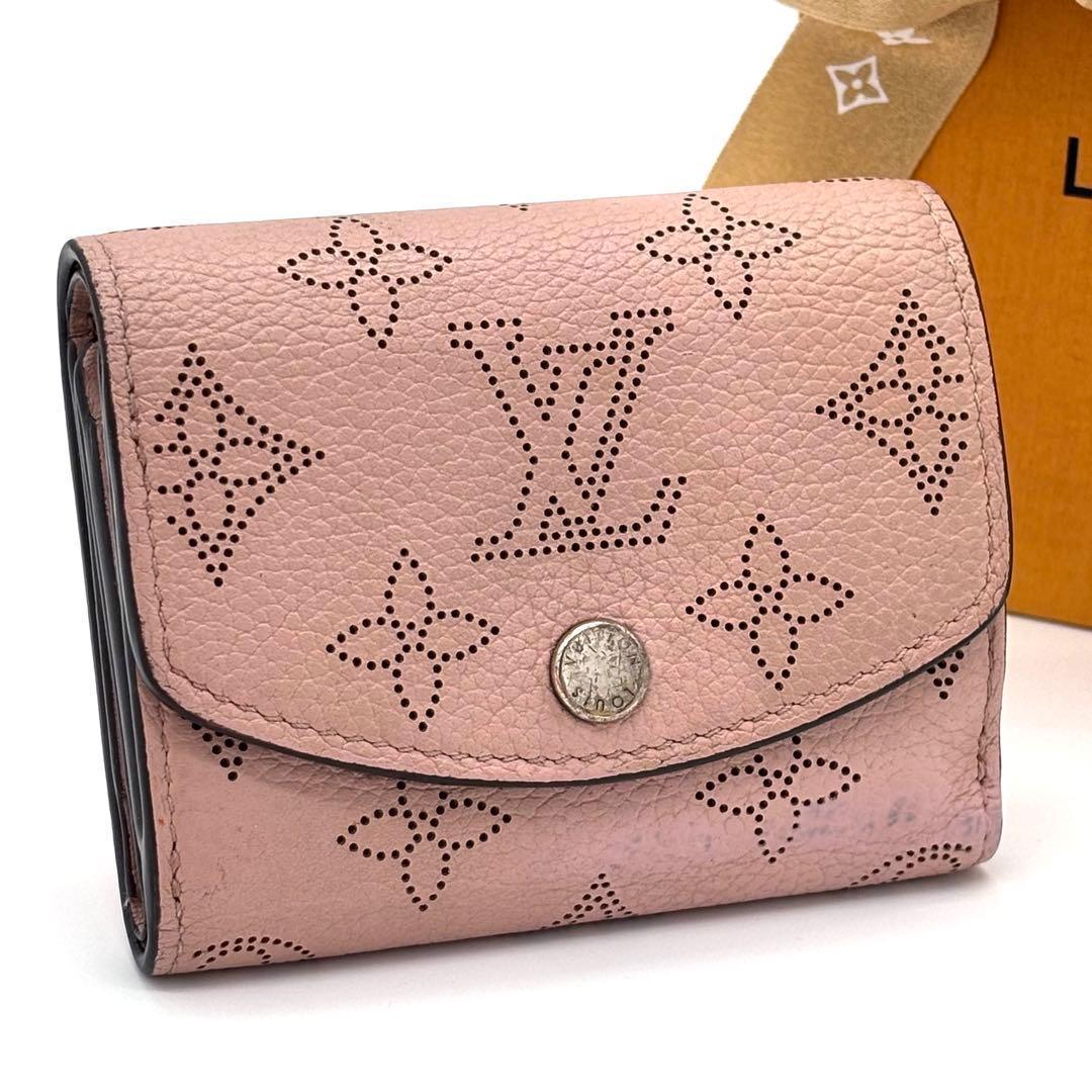 Louis Vuitton Mahina Portefeuille Iris XS Pink Trifold Wallet