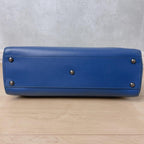 Fendi Peekaboo Leather Tote Blue — view 5