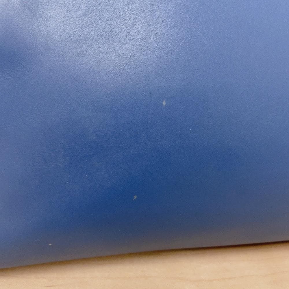 Fendi Peekaboo Leather Tote Blue — view 9