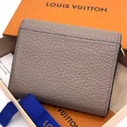 Louis Vuitton Taurillon Portefeuille Capucines XS Galet Wallet — view 2