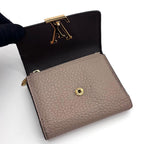 Louis Vuitton Taurillon Portefeuille Capucines XS Galet Wallet — view 3