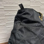 Prada Quilted Chain Shoulder Tote Triangle Plate Logo — view 7
