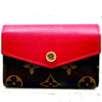 Louis Vuitton Monogram Multicult Sarah Fuchsia Card Case — view 5