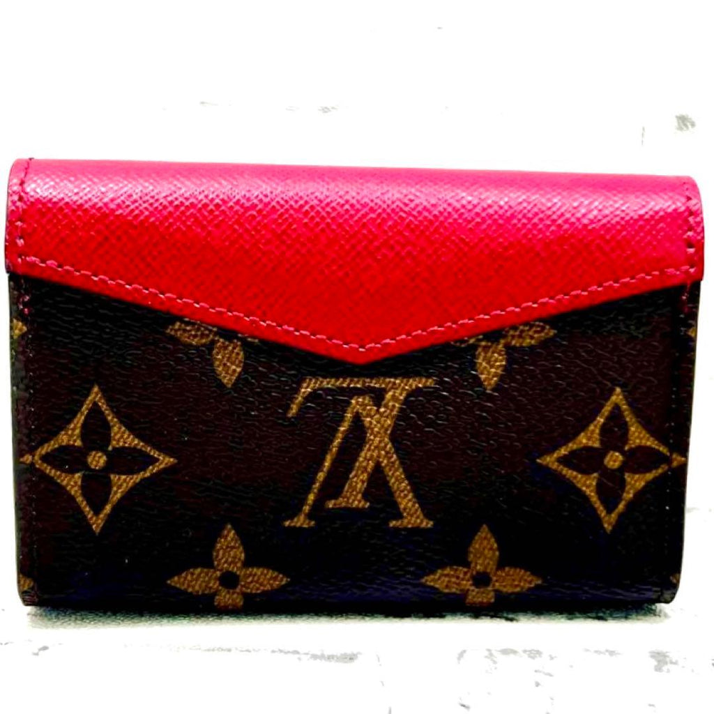Louis Vuitton Monogram Multicult Sarah Fuchsia Card Case — view 6