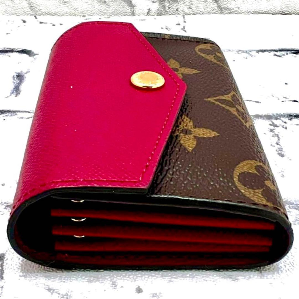 Louis Vuitton Monogram Multicult Sarah Fuchsia Card Case — view 7