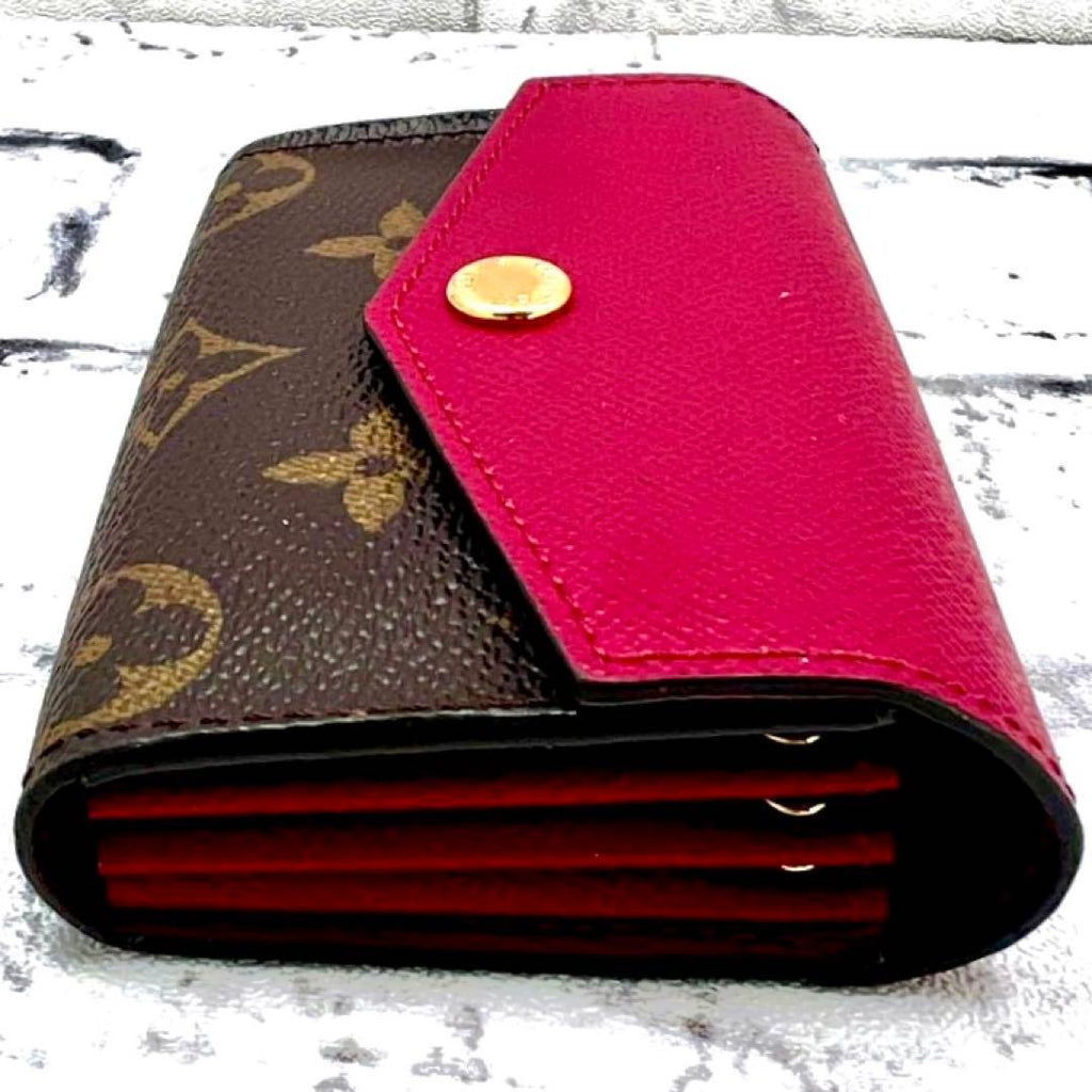 Louis Vuitton Monogram Multicult Sarah Fuchsia Card Case — view 8
