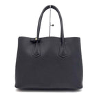 Prada Saffiano Leather Tote Bag Business Black — view 2