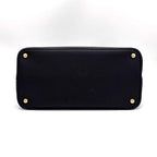 Prada Saffiano Leather Tote Bag Business Black — view 4