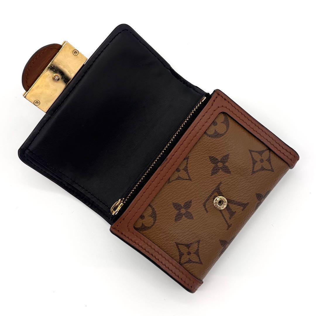 Louis Vuitton Monogram Reverse Portefeuille Dauphine Compact Wallet — view 4