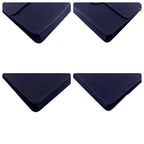 Chanel Quilted Cotton Chain Shoulder Bag Navy Gold — view 9