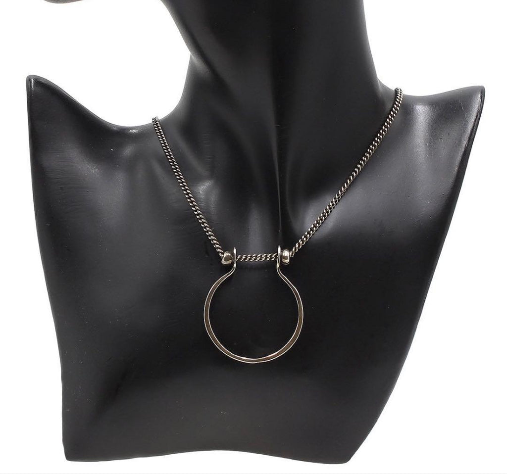 Saint Laurent Ring Motif Chain Necklace — view 2