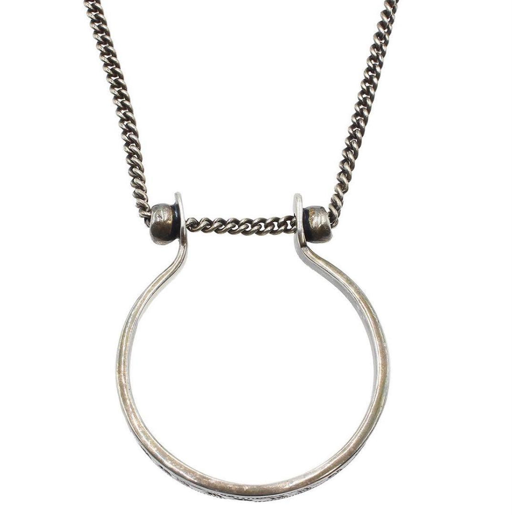 Saint Laurent Ring Motif Chain Necklace — view 4