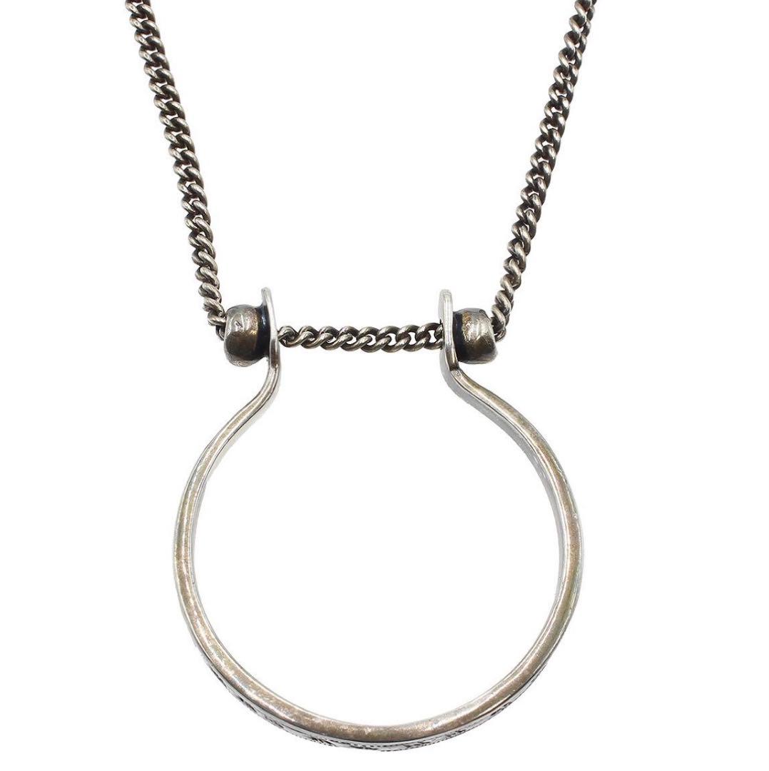 Saint Laurent Ring Motif Chain Necklace — view 4