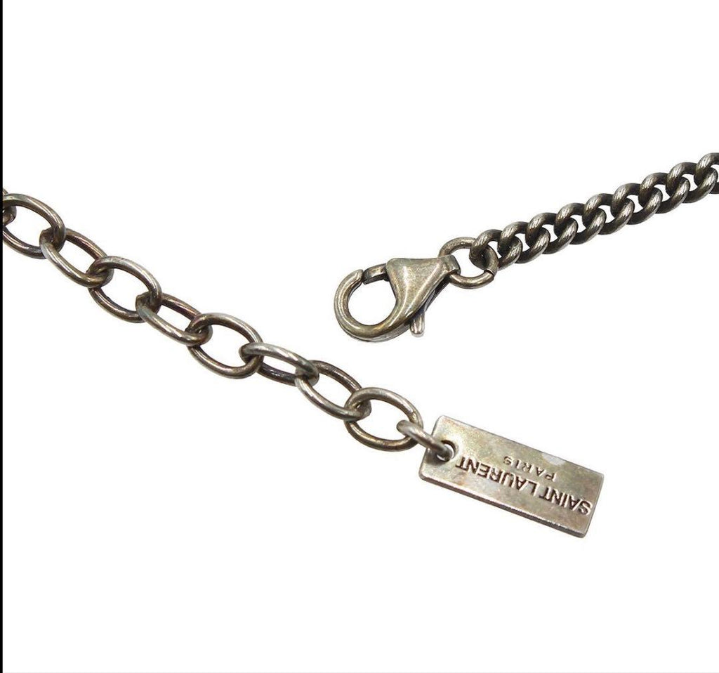 Saint Laurent Ring Motif Chain Necklace — view 6