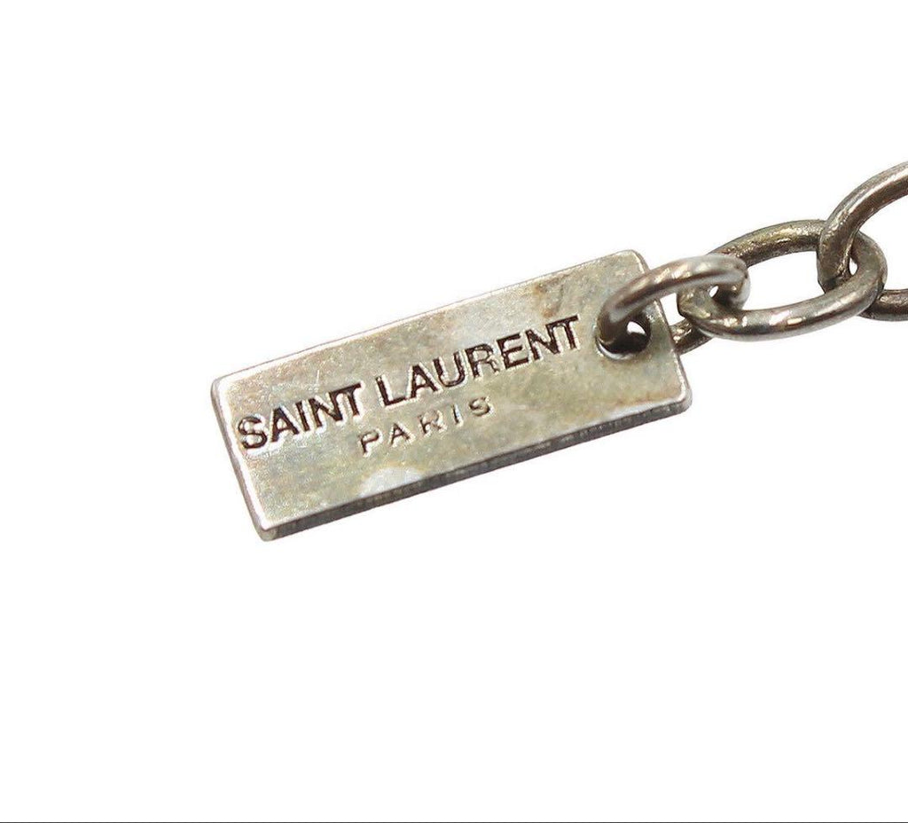 Saint Laurent Ring Motif Chain Necklace — view 7
