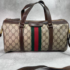Gucci GG Sherry Line 2-Way Boston Bag Brown — view 2
