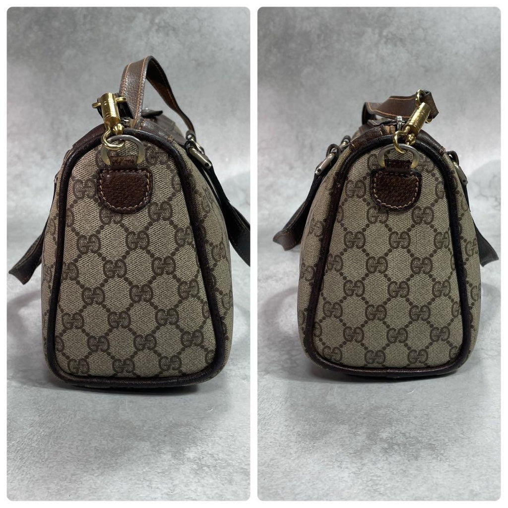 Gucci GG Sherry Line 2-Way Boston Bag Brown — view 7