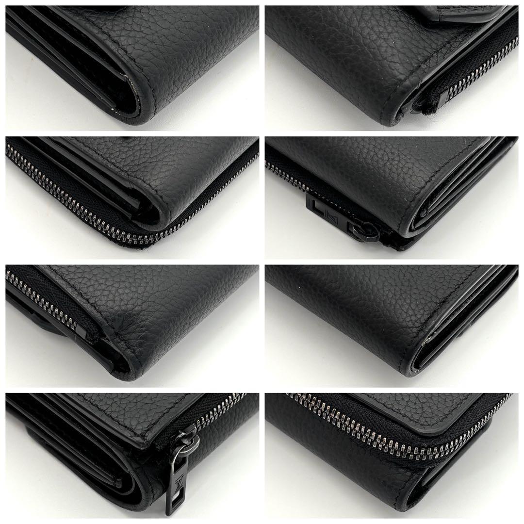Louis Vuitton Wallet Black Portefeuille Pilot Aerogram — view 8