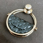 Chanel Brooch CC Logo Gold Quilted Bag — view 8