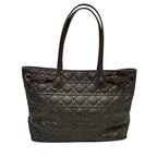 Dior Cannage Tote Denim Metallic — view 2