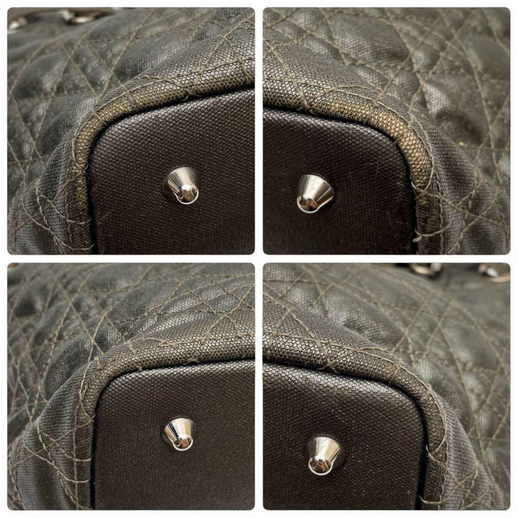 Dior Cannage Tote Denim Metallic — view 5