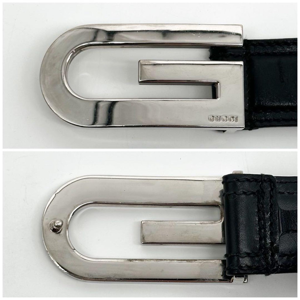 Gucci Era Archive Vintage Leather Belt — view 6