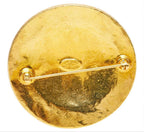 Chanel CC Logo Vintage Round Brooch — view 3