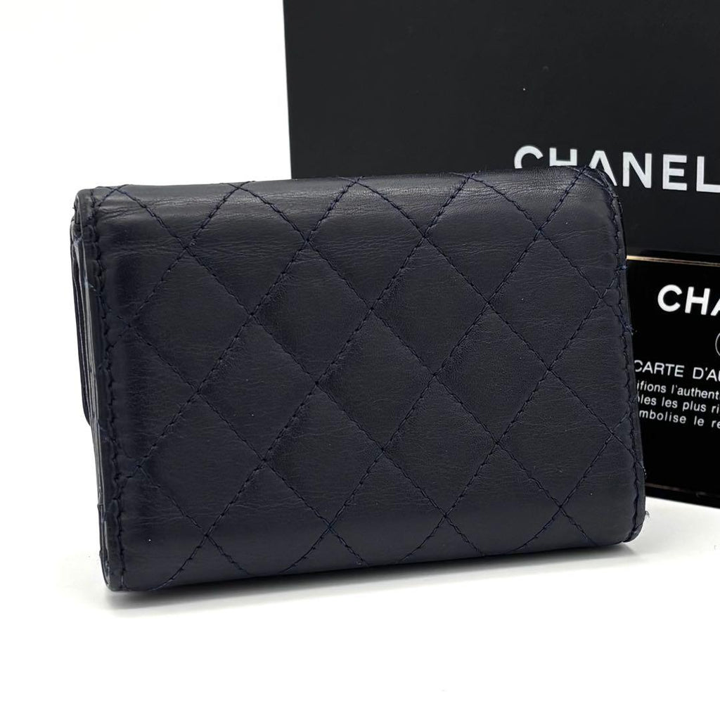 Chanel Boy Lambskin Small Flap Wallet Trifold — view 2