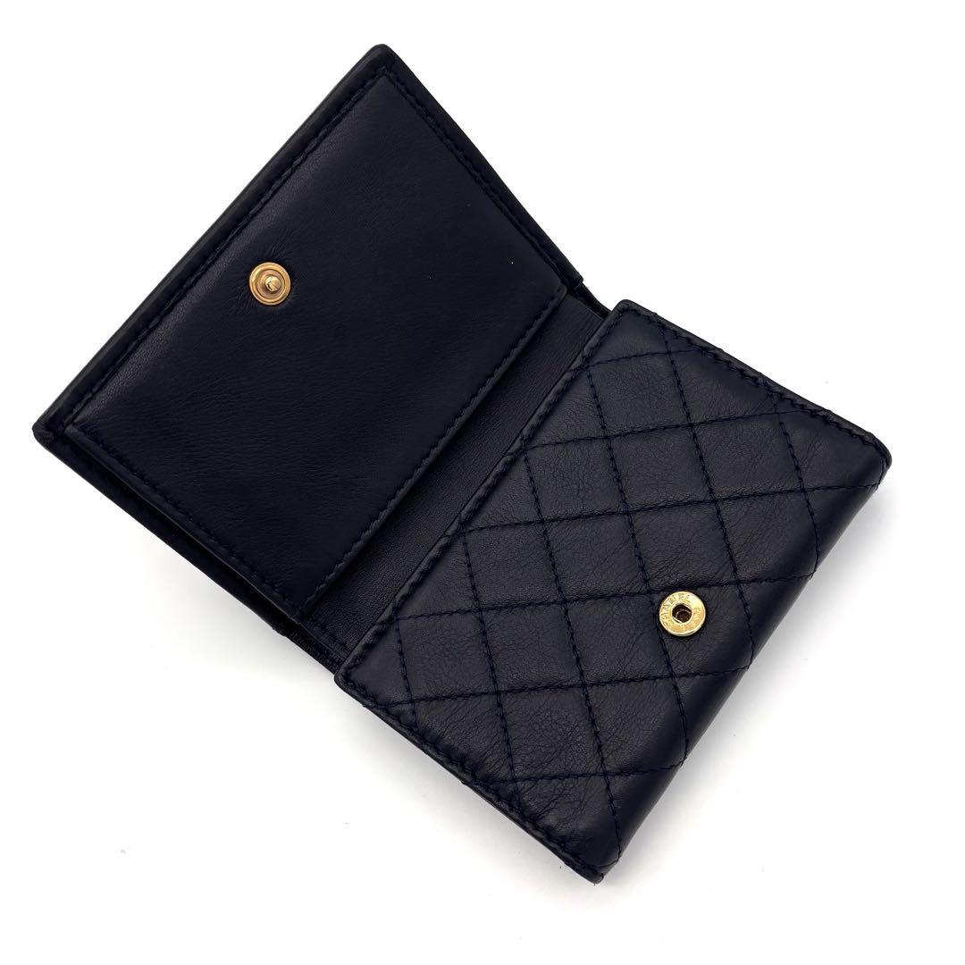 Chanel Boy Lambskin Small Flap Wallet Trifold — view 4