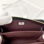 Chanel Caviar Leather CC Logo Zip Coin Purse Wallet Case — view 7