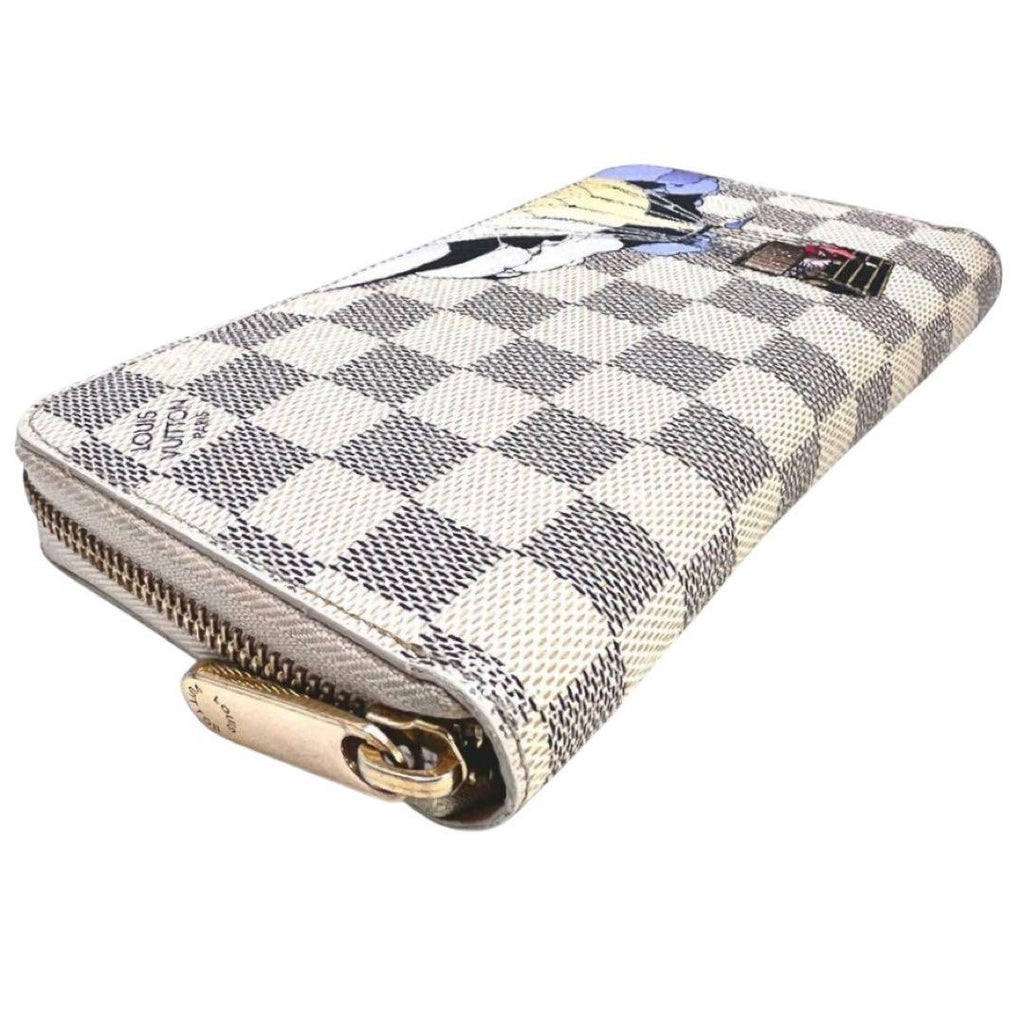 Louis Vuitton Balloon Print Zippy Wallet Damier Azur — view 4