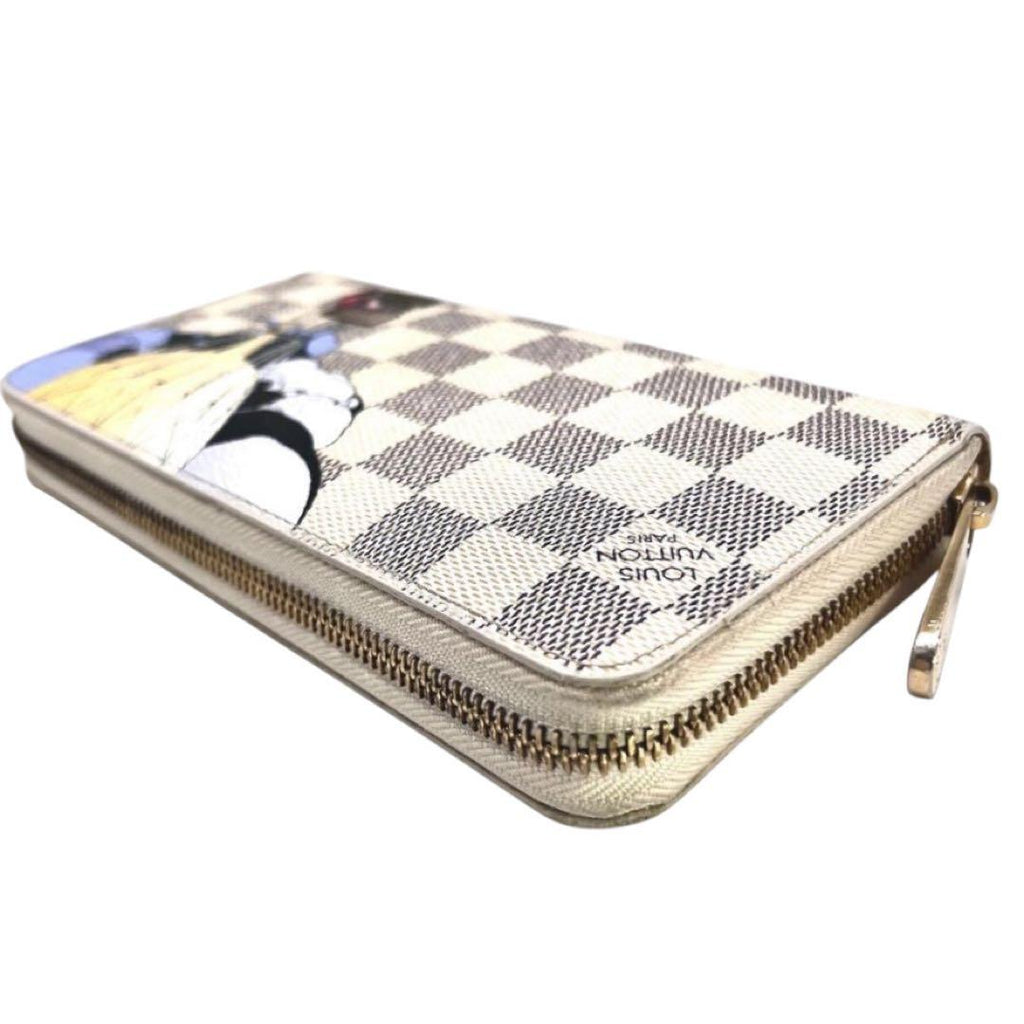 Louis Vuitton Balloon Print Zippy Wallet Damier Azur — view 5