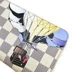 Louis Vuitton Balloon Print Zippy Wallet Damier Azur — view 8