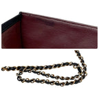 Chanel Quilted Lambskin Chain Shoulder Bag CC Logo Black — view 9