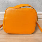 Fendi Montresor Drawstring Bucket Bag Mesh Orange 2-Way — view 5