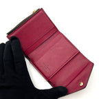 Louis Vuitton Monogram Portefeuille Zoe Trifold Wallet Fuchsia — view 3