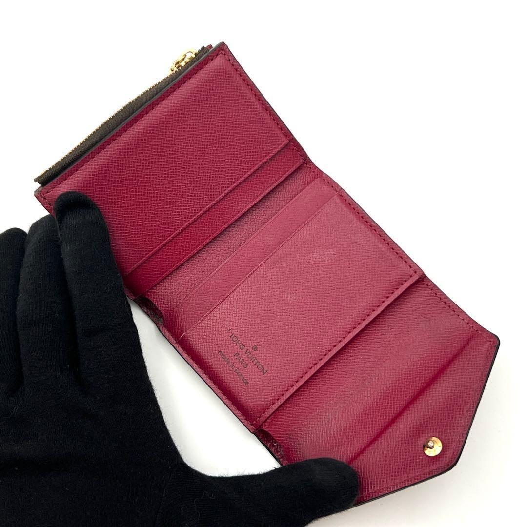Louis Vuitton Monogram Portefeuille Zoe Trifold Wallet Fuchsia — view 3