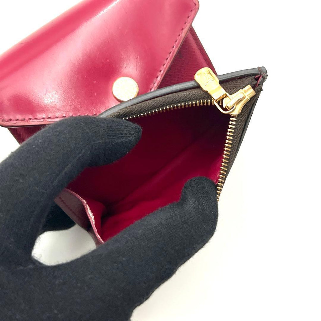 Louis Vuitton Monogram Portefeuille Zoe Trifold Wallet Fuchsia — view 5